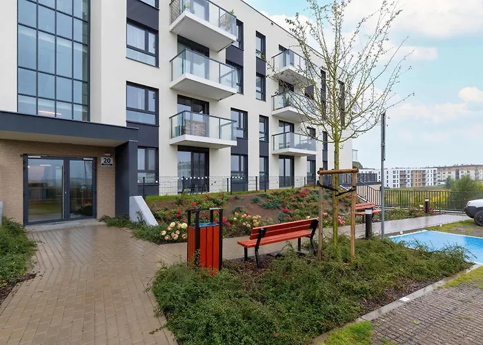 Lägenhet Stylish In A Modern Development Parking & Balcony By Renters Gdańsk